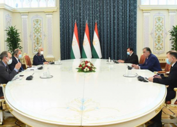 Hulusi Akar Tacikistan prezidenti ilə görüşüb