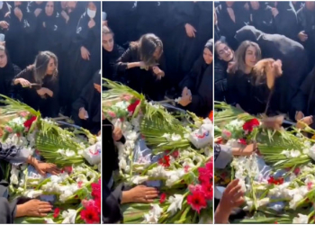 İranlı qadın etirazlarda öldürülən qardaşının məzarı üzərində saçını kəsdi – Video