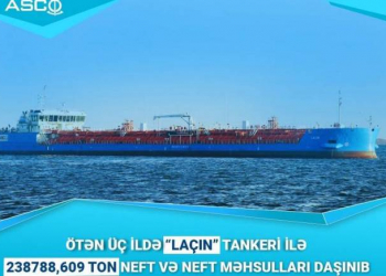 Azərbaycanın ilk milli tankeri 239 min ton neft və neft məhsulları daşıyıb