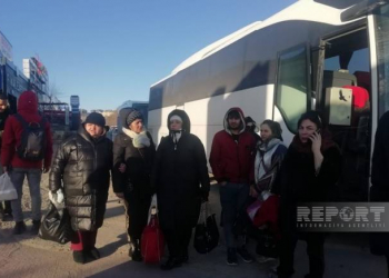 Azərbaycan vətəndaşları Qaziantepdən avtobuslarla ölkəmizə yola salınır