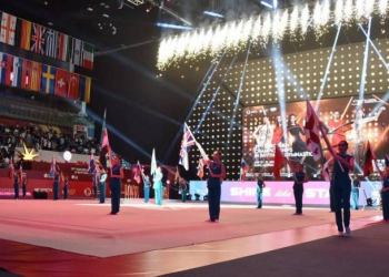Avropa Gimnastikasının bayrağı Azərbaycandan Macarıstana ötürülüb