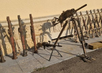 Füzuli rayonunda silah-sursat aşkar edilib