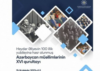 Azərbaycan müəllimlərinin XVI Qurultayı keçirilir - Yenilənib