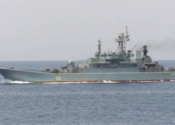 Ukrayna Qara dənizdə Rusiyanın hərbi desant gəmisini vurub