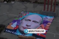 Ermənistanda Putinə rəğbət - nəhəng portreti açıldı - Video