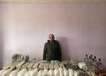 İrandan Azərbaycana 63 kq narkotikin keçirilməsinin qarşısı alınıb
