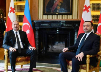 Prezident İlham Əliyevin İrakli Qaribaşvili ilə təkbətək görüşü başlayıb
